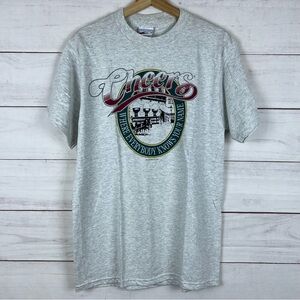 Vintage 2000 Cheers Bar Boston T-shirt Medium Official Merchandise Gray NEW